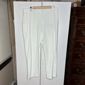 Nike 24.7 PerfectStretch Mens Dri-FIT 5 Pocket Pants White 36x30 HQ6930-133 NWT
